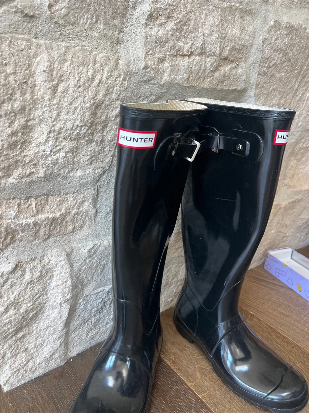 HUNTER Women's Original Tall Gloss Rain Boots